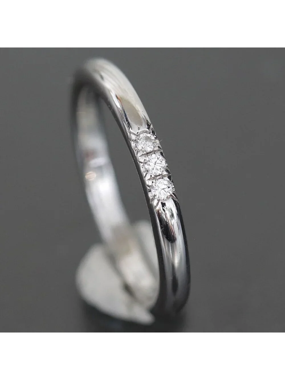 Tiffany & Co Forever Diamond Band Ring Platinum